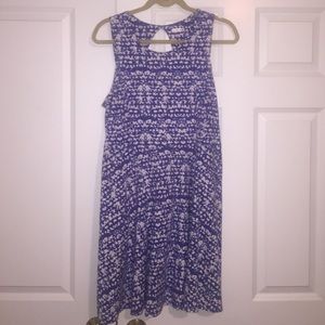 Blue Print Dress