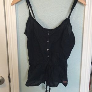 navy hollister tank top
