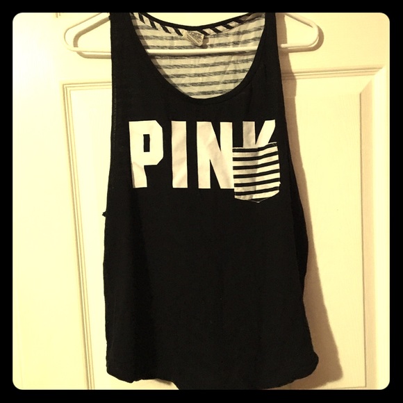 PINK tank top.