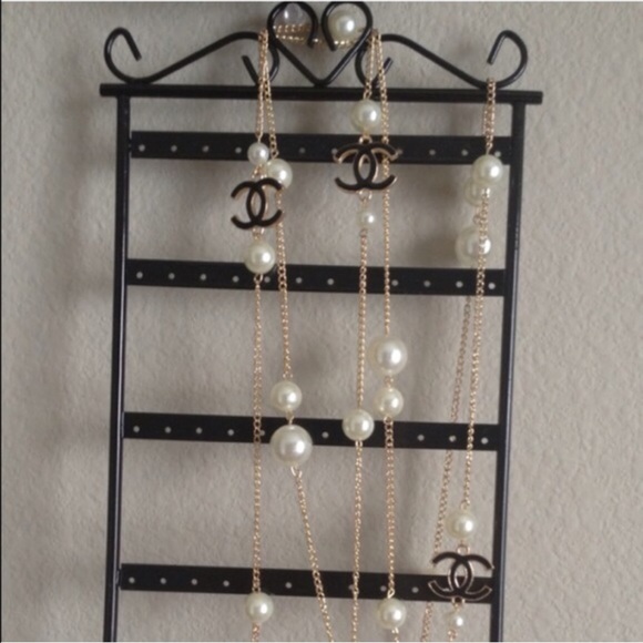 Gorgeous double layer long necklace