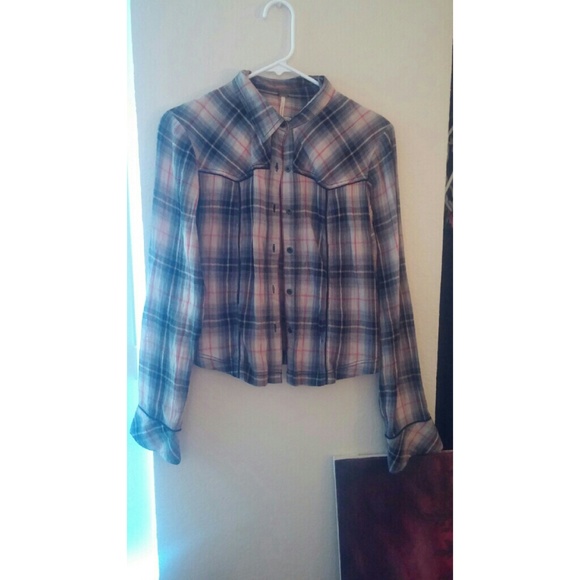 Free People Plaid Shirt