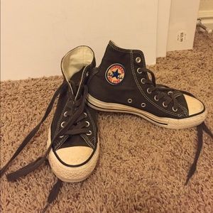 Olive green converse