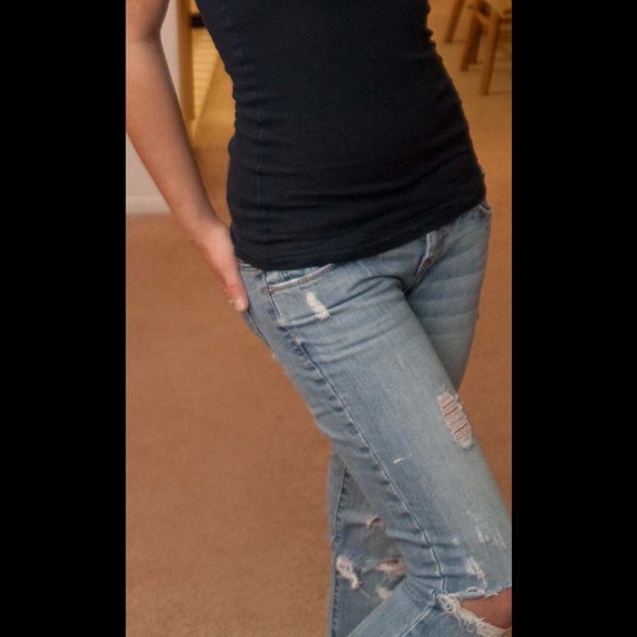 Hollister Destroyed Skinny Jeans