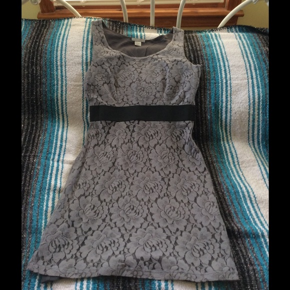 Gorgeous Gray Lace Dress