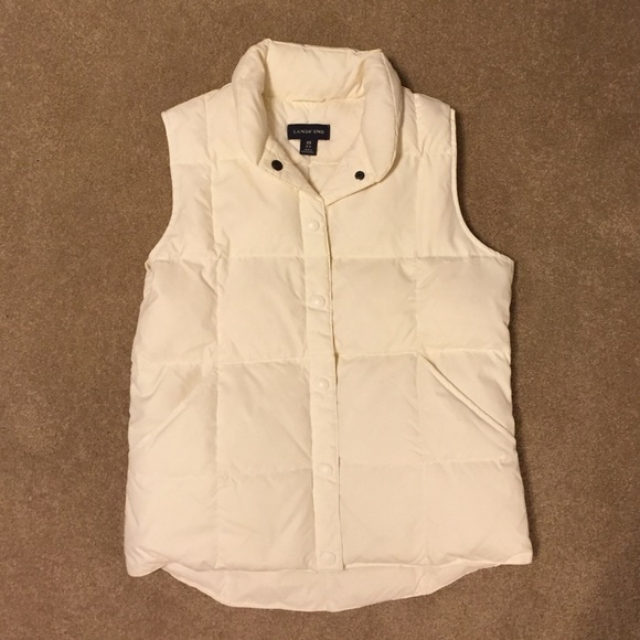 Cream Puffy Vest