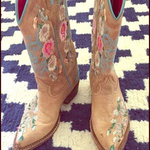 Macie bean girls cowboy boots 13T