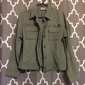 Chicos army green jacket