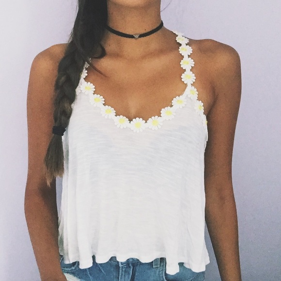 Daisy Crop Top Tank