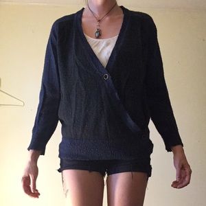 Blue and Black Levi's Cardigan