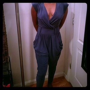 Blue jumpsuit size medium