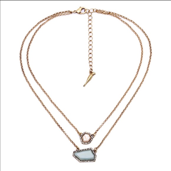 Knock off Kendra Scott double necklace