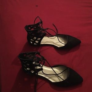 Black shoes size 10... Never worn suede..