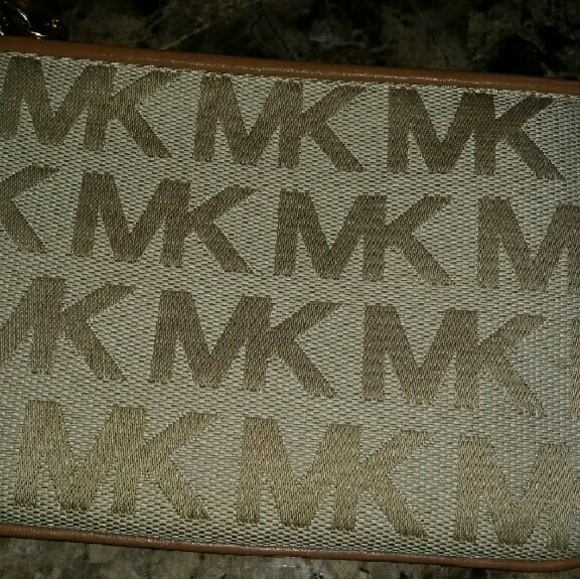 Authentic Small MK wristlet