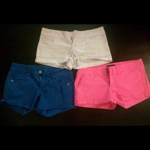 American eagle and Mossimo size 2 shorts