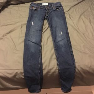 Abercrombie Kids Distressed Skinny Jeans