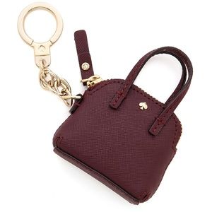 Kate Spade Maise Keychain, Burgundy