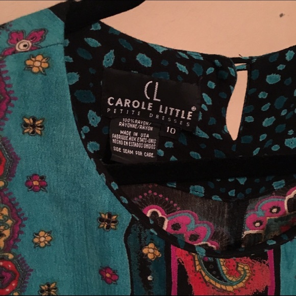 Vintage Patterned Dress - Picture 3 of 3