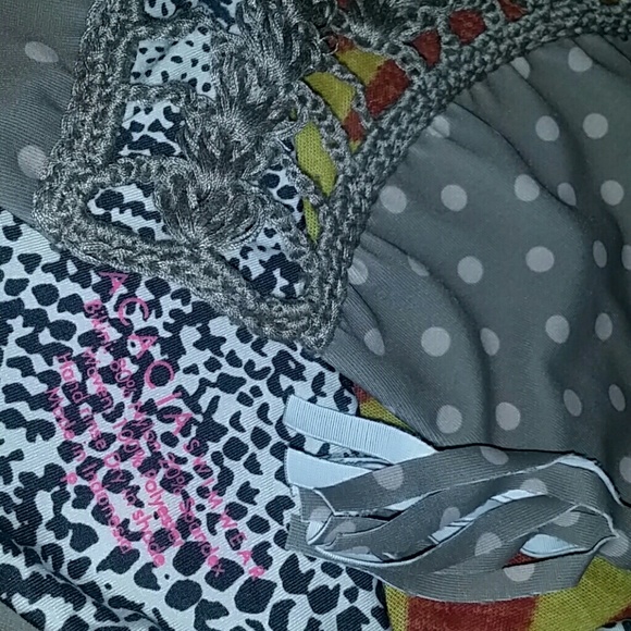 New acacia puka panama crochet bikini top swimwear - Picture 4 of 4