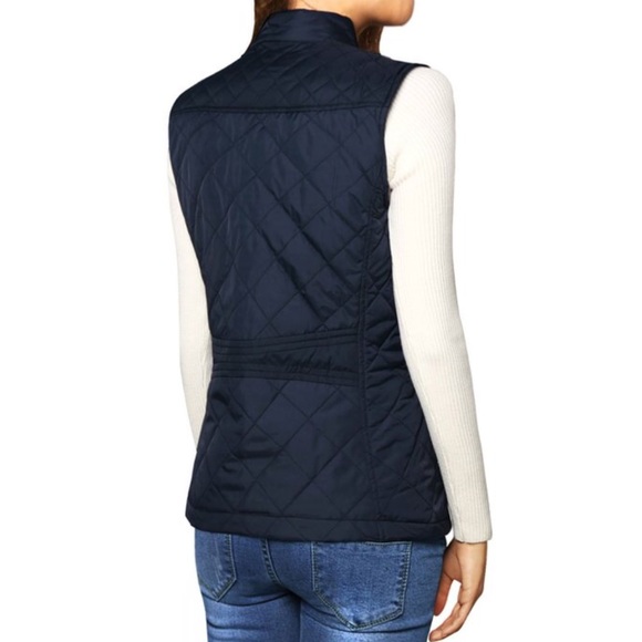 🍁2 XS Left!🍁Navy Blue Quilted Vests - Picture 2 of 4