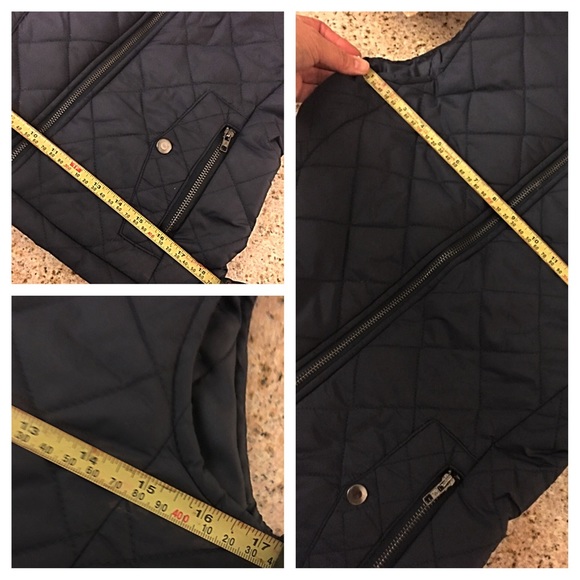 🍁2 XS Left!🍁Navy Blue Quilted Vests - Picture 4 of 4