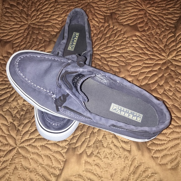 Blue Sperrys size 8.5.