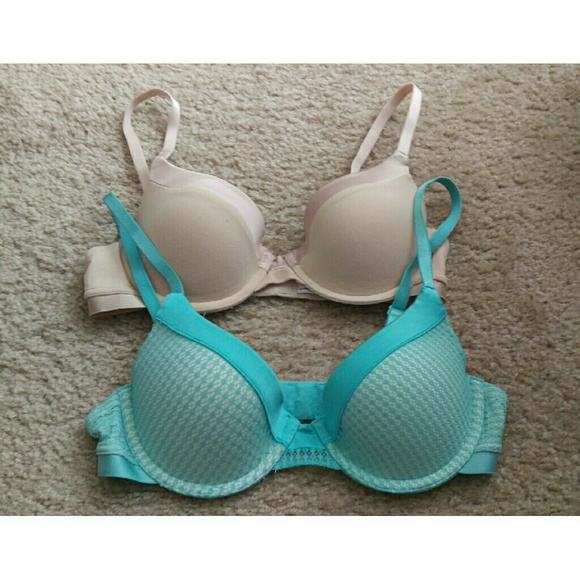 Two push-up bras