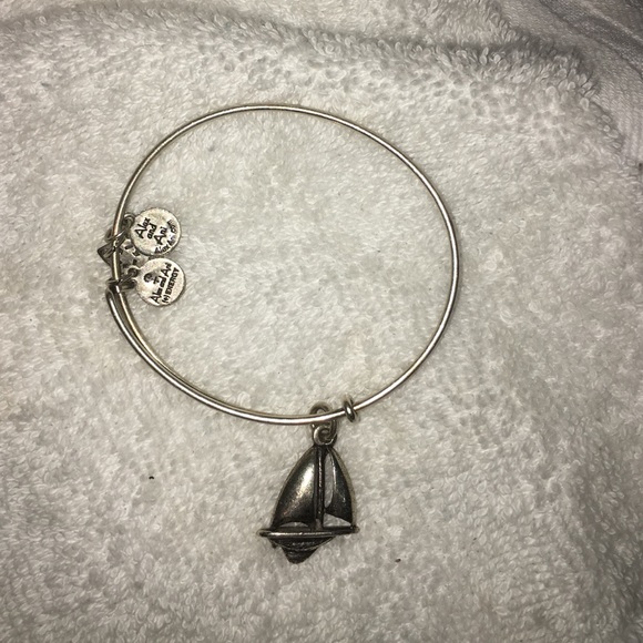 Alex and Ani sailboat bracelet - silver