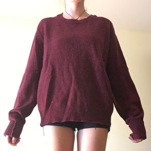 Maroon sweater