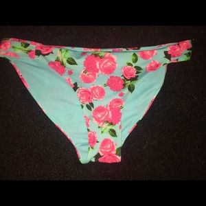 Floral bathing suit bottoms