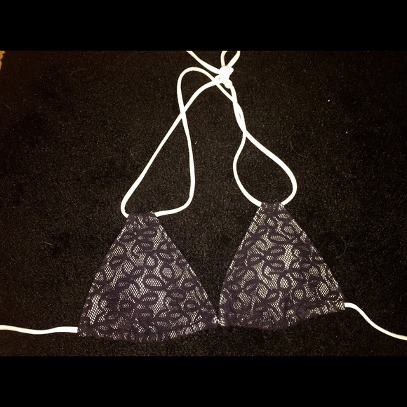 Victoria Secret Lace Halter String Bikini Top