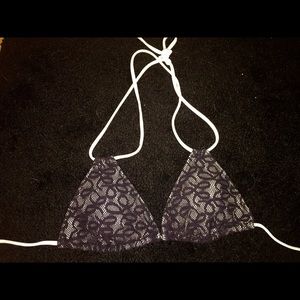 Victoria Secret Lace Halter String Bikini Top