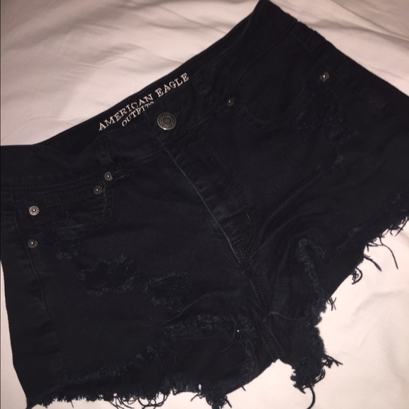 Black American Eagle Shorts