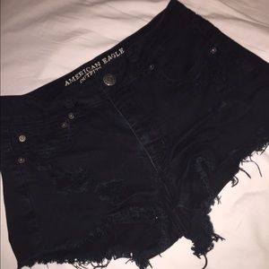 Black American Eagle Shorts