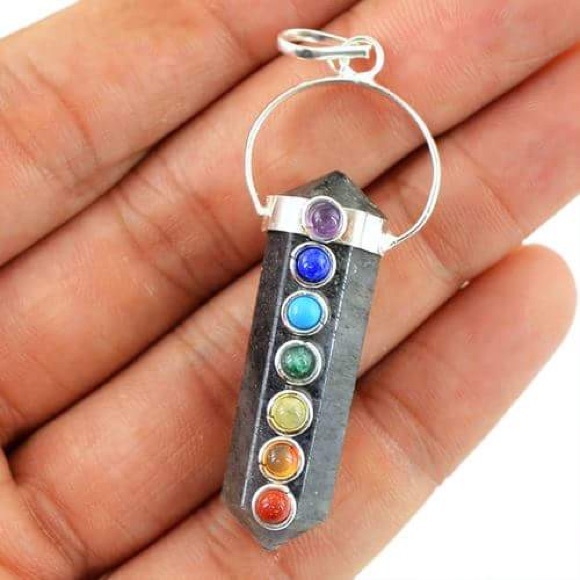 Seven Chakra Healing Pendant