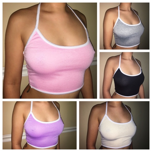 ONE LEFT 🌸 Halter Crop Top 🌸 - Picture 2 of 8