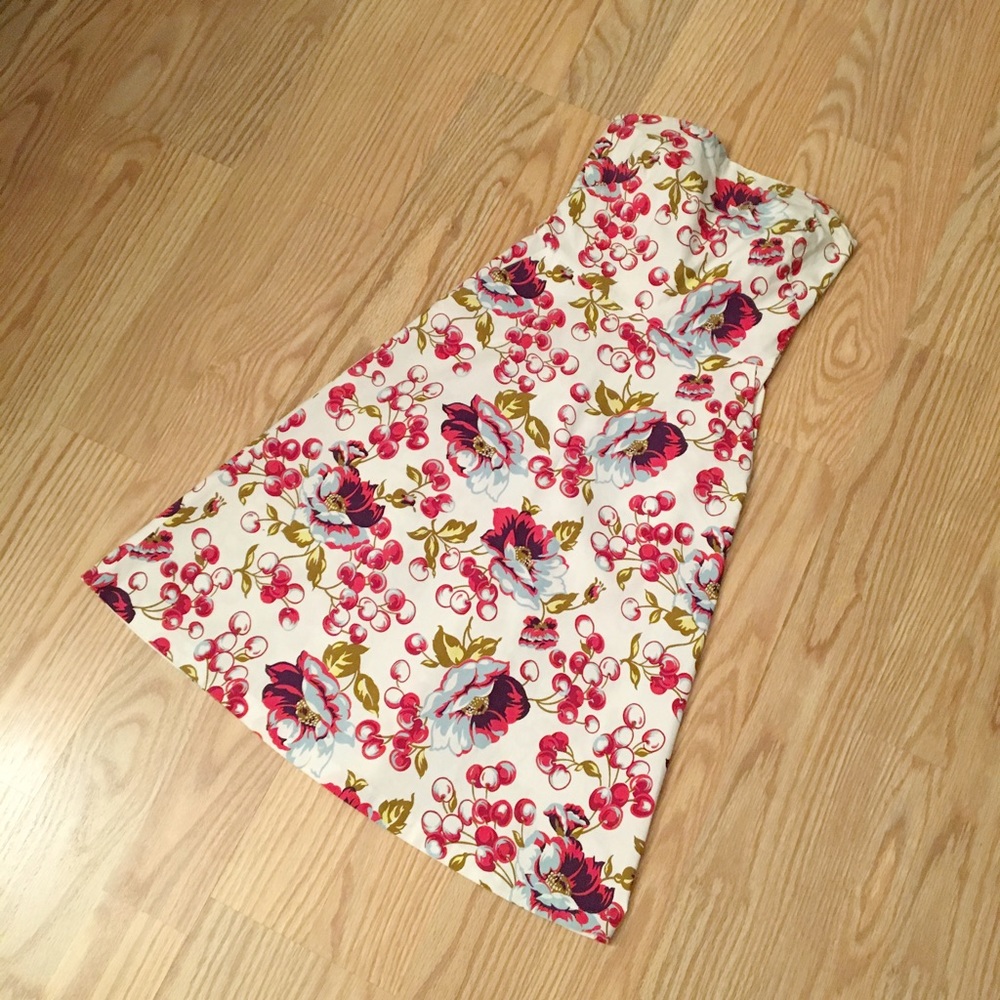 ZINC vintage style strapless dress