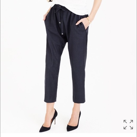 Slouchy wool pants