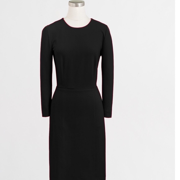 Blue J Crew Zip Ponte Dress
