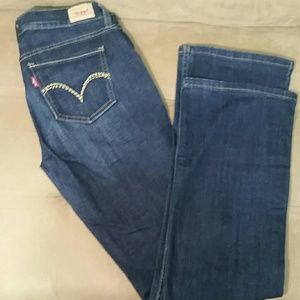 Levi 529 Bootcut Dark Denim Size 9