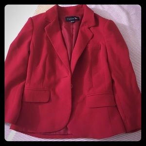 Red blazer