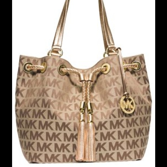 MK gold purse