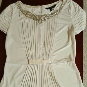 BCBG MaxAzria cream top