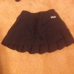 💥LAST CALL💥FILA black tennis skirt!