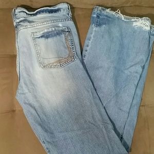 Express distressed flair size 6
