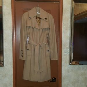 Tan size 4 womens wool jacket