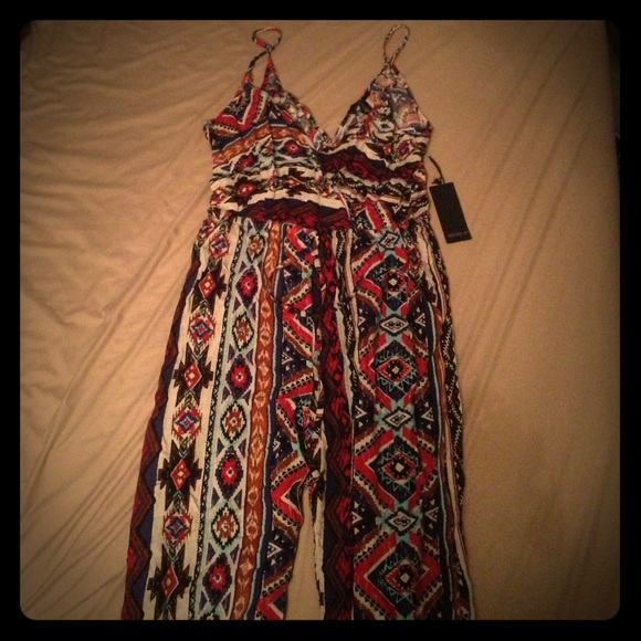 Brand new, never worn Printed jumpsuit