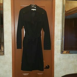 Womens black size 2 wool coat