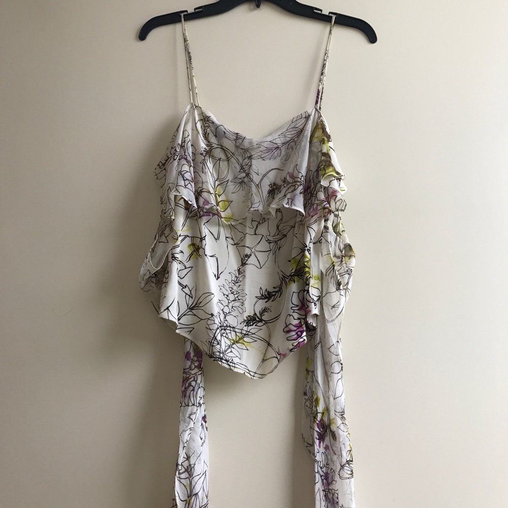 Diane von Furstenberg silk shirt size 8