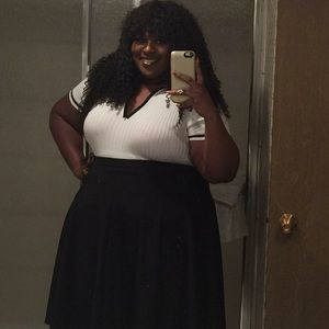 Hi waisted Skater skirt