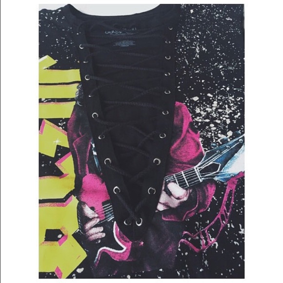 Lace up band tee - Picture 2 of 2